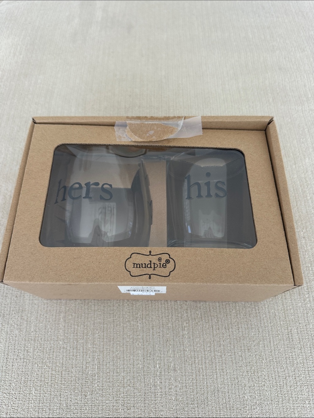 His' and 'Hers' Cocktail Glasses